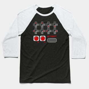 Old School Cheat Code Baseball T-Shirt